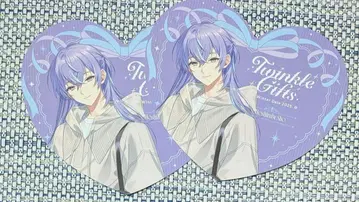 니지산지 윈터 데이트 호시미치 쇼 특전 하트형 메시지 카드