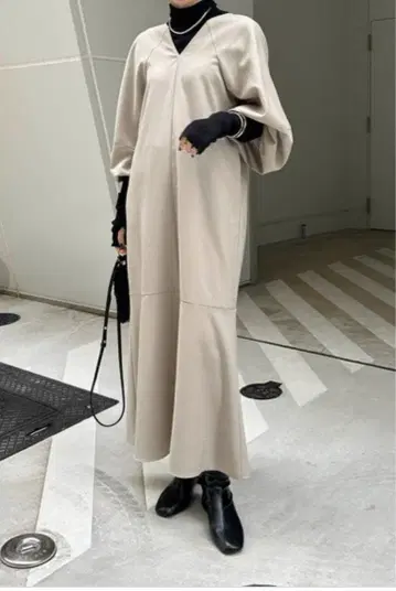 CAPRICIEUX LE'MAGE 퍼프 머메이드 원피스