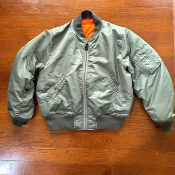 JEANS FACTORY 올리브 그린 봄버 자켓 S