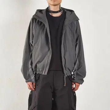 [ 선착순 ] nvrfrgt paneled hooded jacket