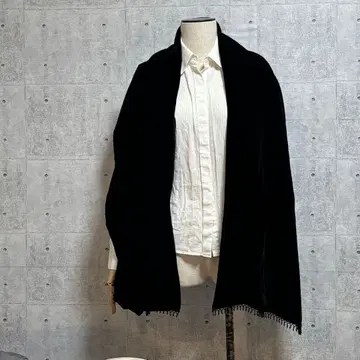 블랙 벨벳 겉옷