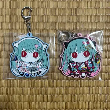 피노키오피 러버 키링 겨울 축제 미쿠 여름 축제 미쿠 사인