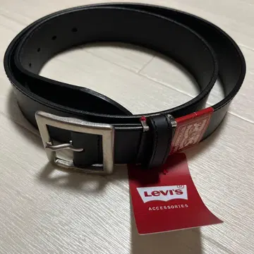 Levi's 리바이스 리얼 가죽 개리슨 버클 벨트 와이드 벨트