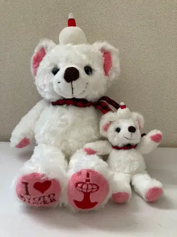 지역 한정 베어 교토 교토 타워 테디베어 봉제 인형 대소 2체 세트