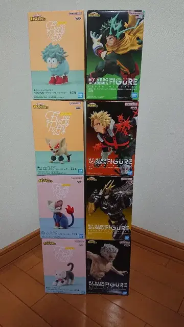 나의 히어로 아카데미아 피규어 8점