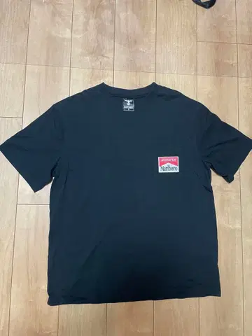 말보로 t셔츠 XL사이즈 MarlBoro로고 블랙 새상품급