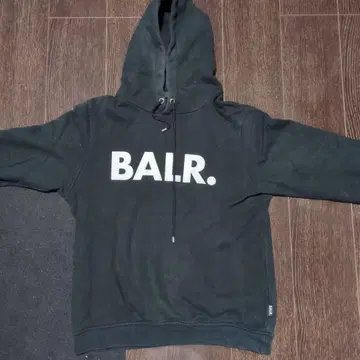 BALR. 스트레이트 후디 제트 블랙