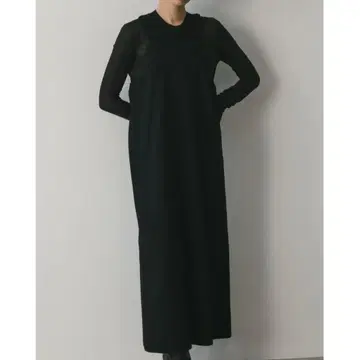 2피스 아메스리 니트 시어 원피스