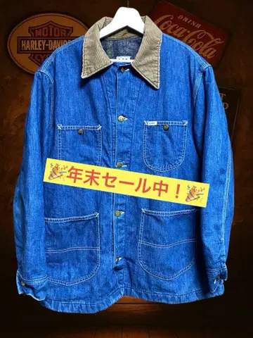 [ 연말 세일 중! ] 70s Lee 데님 커버올 USA 제조
