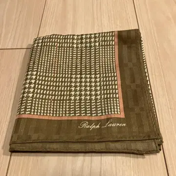 랄프 로렌 퍼플 라벨 실크 스카프 손수건