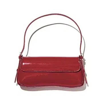 빨간색 에나멜 숄더백 ZARA