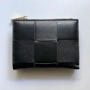 블랙 투톤 지갑 뜨개질