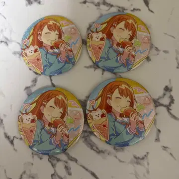 프로세카 벌스데이 캔뱃지 하나사토 미노리 4개