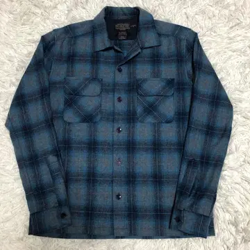 펜들턴 보드 셔츠 옴브레 체크 셔츠 블루