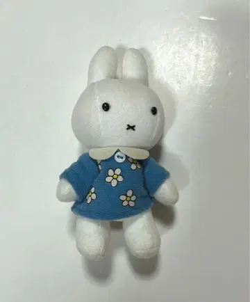 펠리시모 미피 봉제 인형 꽃 파랑 세키구치