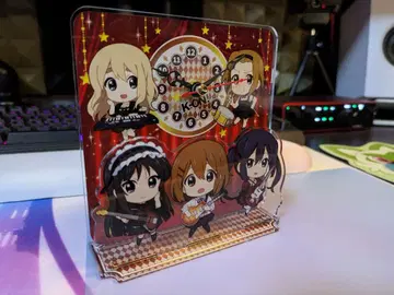 케이온! 푸치초코 미니 아크릴 탁상시계