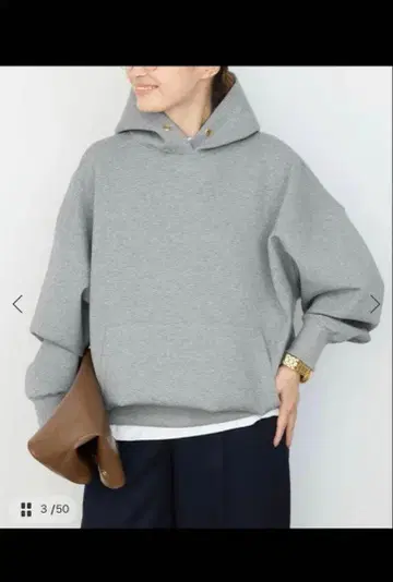 Deuxieme Classe 오버사이즈 후디 그레이