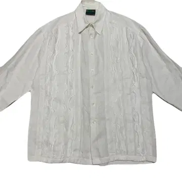 초레어 COOGI 쿠지 오버 사이즈 쿠바 셔츠 긴팔 린넨