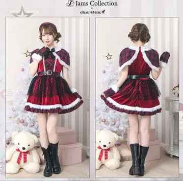 산타 코스프레 JamsCollection 클리어 스톤