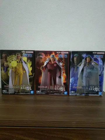 원피스 The 출항 아카이누 키자루 아오키지 피규어 3체 세트