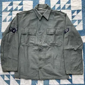 50s USAF 유틸리티 셔츠 세이지 그린