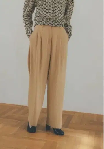 CLANE 베이직 턱 팬츠