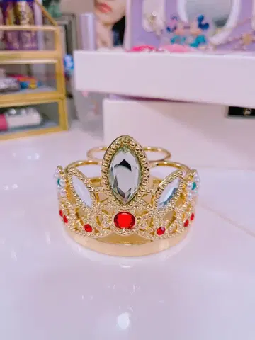 디즈니 스토어 라푼젤 화장품 스탠드 립스틱용 티아라