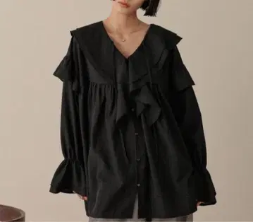 로리즈팜 프릴 튜닉 블라우스