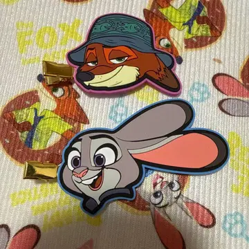 닉 와일드와 주디 홉스 앞머리 클립