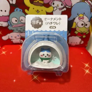 오너먼트 (하치와레) 눈 속의 고양이