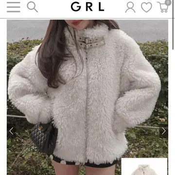 GRL 스탠드 넥 시프 자켓[on338]