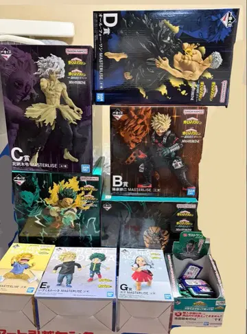 제일복권 히로아카 더 멀리 위쪽 상품 피규어 세트