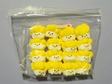 병아리 팝콘 스퀴즈 가족 집합 뜯어먹는 빵