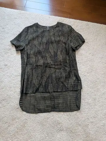 FIGARO 잎 줄기 패턴 프린트 튜닉 새상품