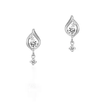 Canal 4C 리프형 크리스탈 귀걸이