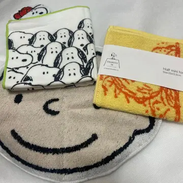 새상품 스누피 뮤지엄 타월