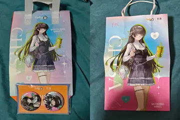 명조 치사쿠 coco 콜라보 캔뱃지 세트+봉투 정품