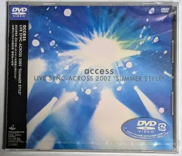 새상품 access LIVE SYNC-ACROSS 2002 라이브 DVD