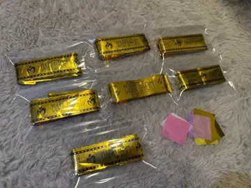 미세스 바벨 은색 테이프 2종류 7개 세트 + 종이 조각