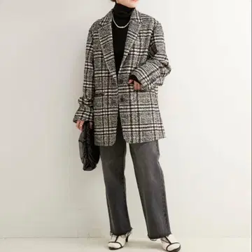 [ 거의 미사용 ] [ Simplicite ] 트위디 2B 뉴앙스 자켓