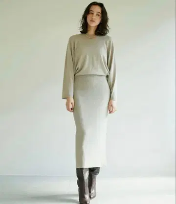 에스트네이션 하이 게이지 니트 원피스 개럴개런트