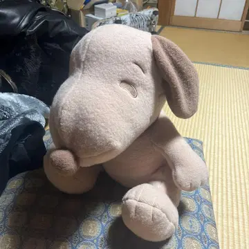 스누피 봉제 인형 베이지