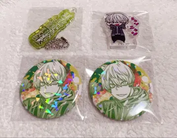 도겐안키 아크릴 키링 SD 캐릭터 블록 캔뱃지 - 네코사키 하쿠레