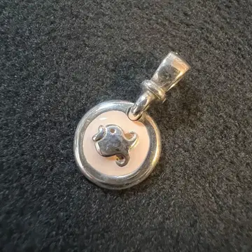 클리오 블루 Clio blue 실버 펜던트 물고기 실루엣