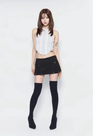 THEREDTHREAD S pierce 스커트 미니