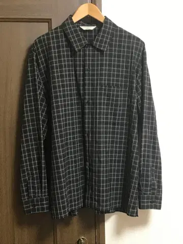 STILL BY HAND 워셔블 울 체크 셔츠