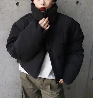 EVRIS 파이버 숏 블루종 다운