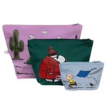 BAGGU 바구 새상품 GO POUCH SET PEANUTS