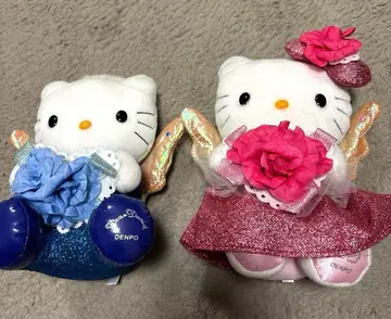 헬로키티 디어 다니엘 웨딩 봉제 인형 세트