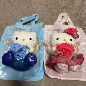 헬로키티 디어 다니엘 웨딩 봉제 인형 세트